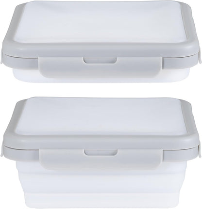 Reusable Silicone Food Storage Container with Lid Avocado Saver, Onion Keeper, Silicone Kitchen Organizers for Fridge