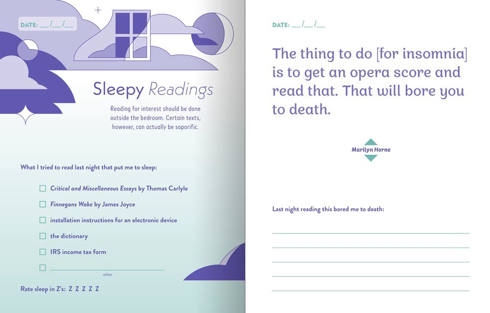 Do One Thing Every Day to Sleep Well Every Night: A Journal (Do One Thing Every Day Journals)