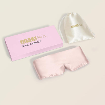 ZIMASILK 22 Momme 100% Mulberry Silk Sleep Mask - Full Silk Filled