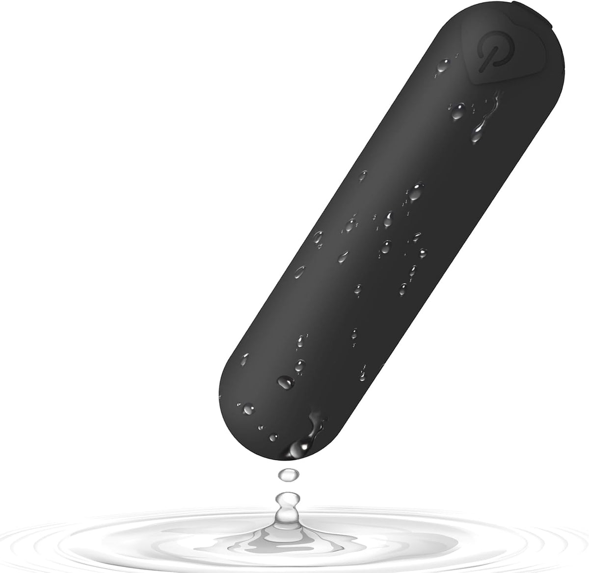 Mini Handheld Electric Back Massager Waterproof Quite Massager, Portable Massager for Back Neck Shoulder Body,Light Purple