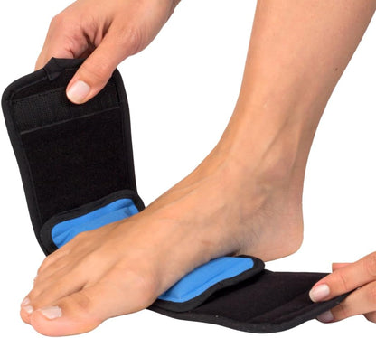 NatraCure Cold Therapy Wrap (Regular) with 14" Strap - 2 Pack - Small Reusable Gel Ice Pack Compress for Injuries and Pain Relief, Hand, Arch of Foot, Wrist, Elbow, Arthritis, Neuropathy - 715 CAT2PK