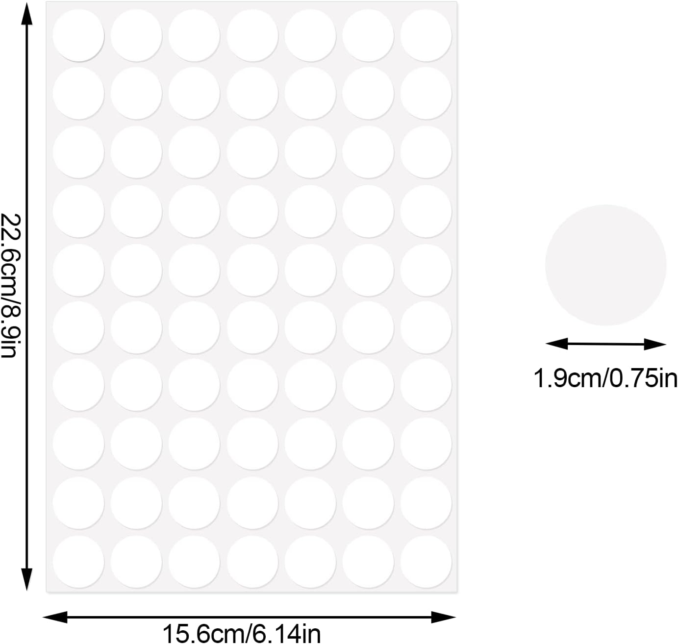 3500 Pieces Dot Stickers, 3/4 inch Color Coding Labels, 10 Color Circle Price Stickers for Office Classroom Student