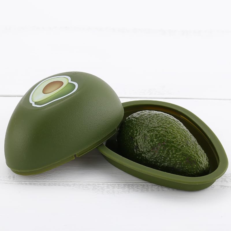 2 Pack Avocado Storage Containers Reusable Refrigerator Avocado Saver Container Keep Avocado Fresh for Leftover Avocado Storage Holder for Fridge