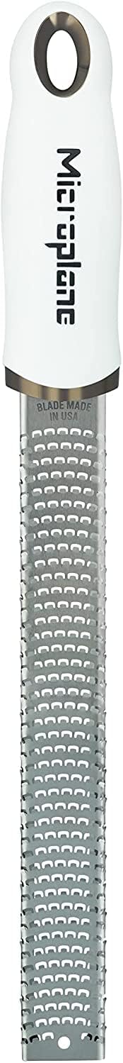 Premium Classic Series Zester - Lipstick Pink | Lemon Zester tool, Hard Cheese & Vegetable Grater | For Citrus, Parmesan Cheese, Garlic, Ginger, Nutmeg | Fine Stainless Steel Blade, Made in USA
