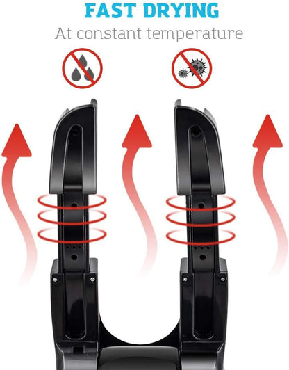 DR.PREPARE Boot Dryer Shoe Dryer, Glove Dryer & Boot Warmer with Heat Blower, Ski Boot Dryer with Timer