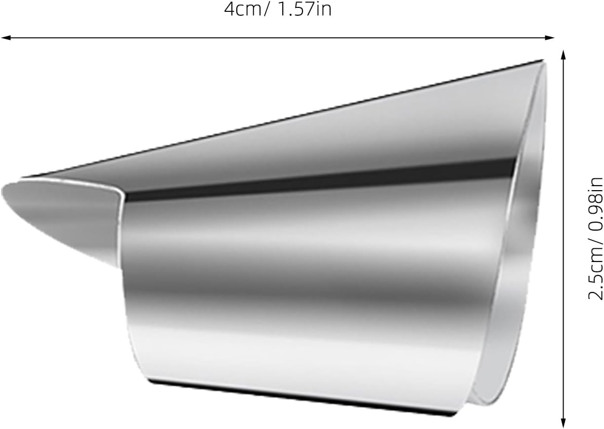 Zerodeko 20Pcs Stainless Steel Finger Guards for Vegetable Cutting and Peeling Nail Protectors for Safe Slicing Shredding Shelling and Kitchen Food Preparation