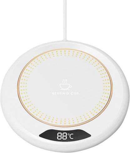 Coffee Warmer for Desk Mug Warmer, Cup Warmer with 8H Automatic Shut Off, Coffee Cup Warmer Keep Coffee, Beverage, Milk, Tea and Hot Chocolate Warm (White)