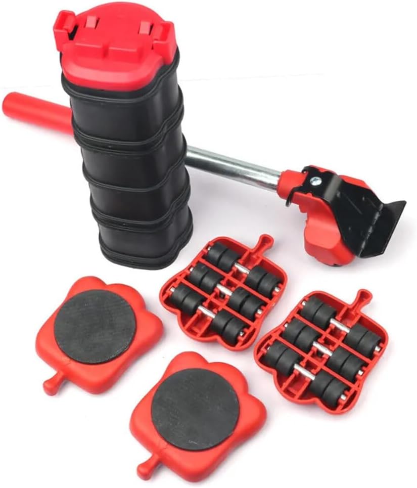 Furniture Moving & Lifting Tool Set, Movers with 360° Swivel Wheels, Lifter for Bed, Sofa, Heavy Appliances, Home & Professional Use, Supports Upto 600 lbs NOT Suitable for Carpets (14)