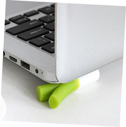 Garneck 3pcs Silicone Lid Lifter and Overflow Preventer Unique Kitchen Pot Edge Clip Multi-function Spill Stopper for Pots Sausage Shrimp and Onion Shapes Practical Cooking Tool