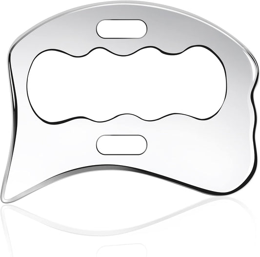 Gua Sha Scraping Tool Stainless Steel, Body Massage for Neck Back