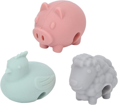3PCS Spill Proof Lid Lifter, Silicone Cute Anti Overflow Pot Watcher Spill Stopper Pot Boil over Preventer for Pot Lid & Cute Kitchen Accessories