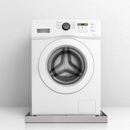 28" x 30" x 2.5" Washing Machine Pan, Leak Protection for Laundry Room | Washing Machine Tray with Anti-Slip Bottom Pad, Raised Edge Drain Pan, No Hole, Heavy Duty 304 Stainless Steel
