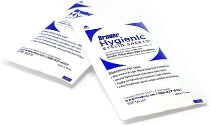 Bruder Dry Eye Care Bundle (Moist Heat Eye Compress/Hygienic Eyelid Sheets)