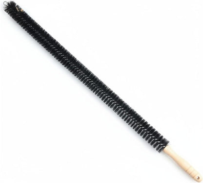 Dryer Cleaner Vent Brush Long Flexible Dryer Vent Cleaner with Wood Handle and Refrigerator Condenser Coil Brush Long Flexible Refrigerator Coil Cleaning Brush (EY-008)