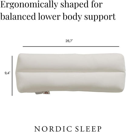 Fossflakes Knee & Ankle Leg Pillow for Side Sleepers, Firm Support