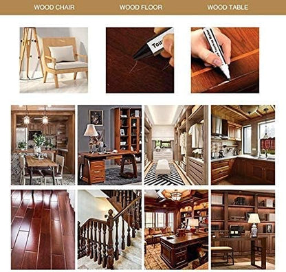 DAIXISM Furniture Repair Kit Wood Markers Wax Sticks, for Stains, Scratches, Wood Floors, Tables, Desks, Carpenters, Bedposts, Touch Ups, and Cover Ups (21)