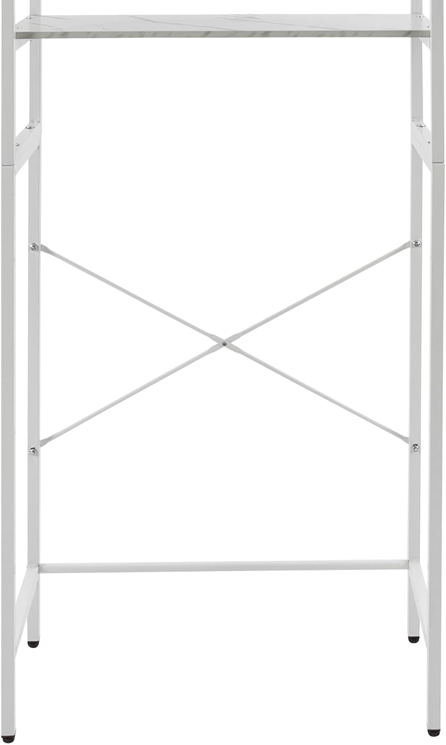 Laundry Room Organizer, Over The Washer And Dryer Storage Shelf 33lb, White