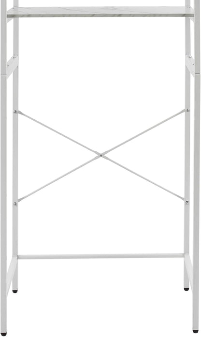 Laundry Room Organizer, Over The Washer And Dryer Storage Shelf 33lb, White