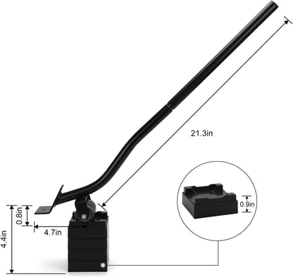 Furniture Moving Set for Hard Floor Surfaces, Move Heavy Furniture Quickly & Easily,(1 Lifter Tool & 4 Heightening Block)