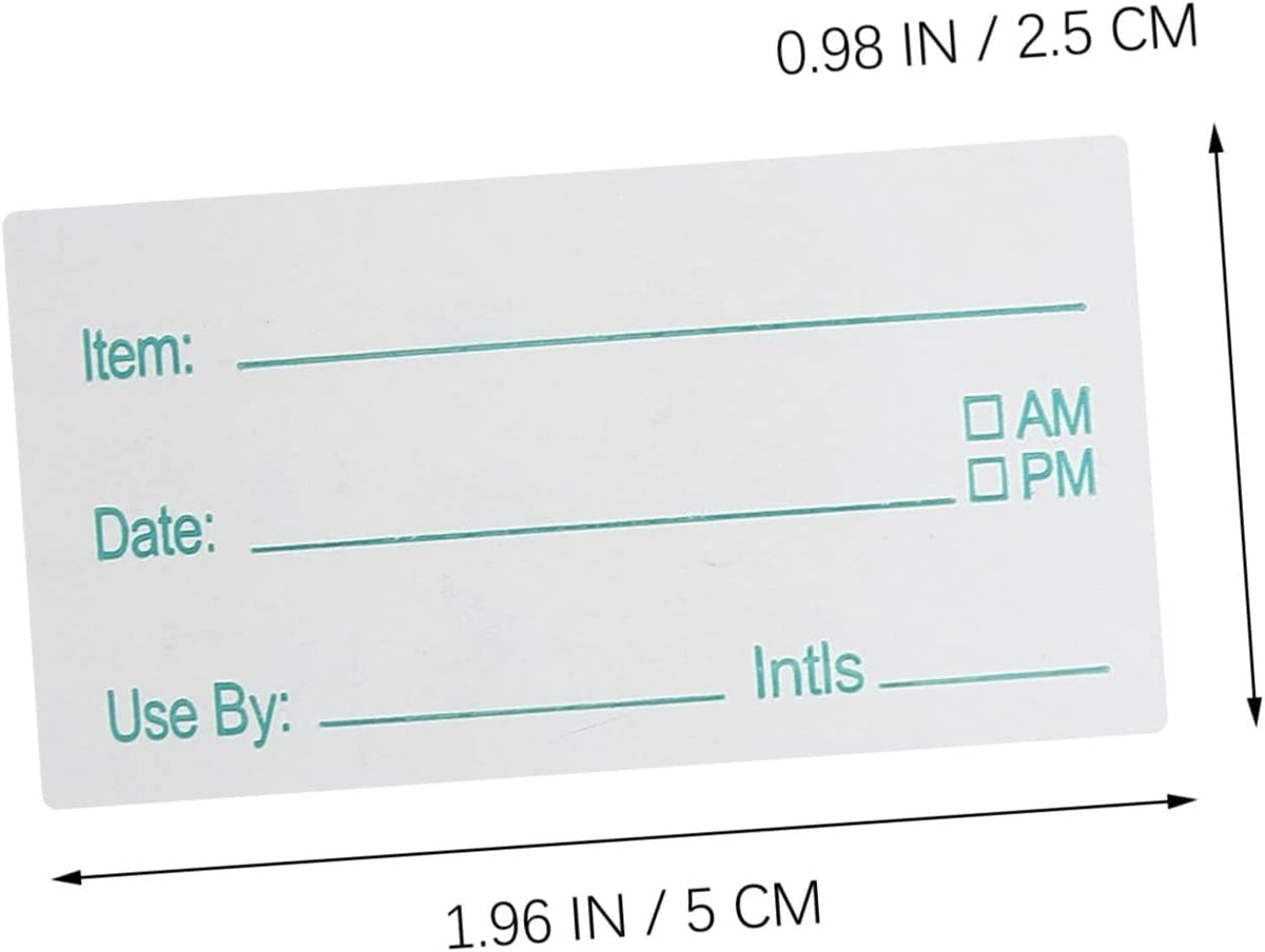 SHINEOFI Removable Food Date Labels for Kitchen Containers Pantry Freezer Canning Meal Prep Organization Stickers