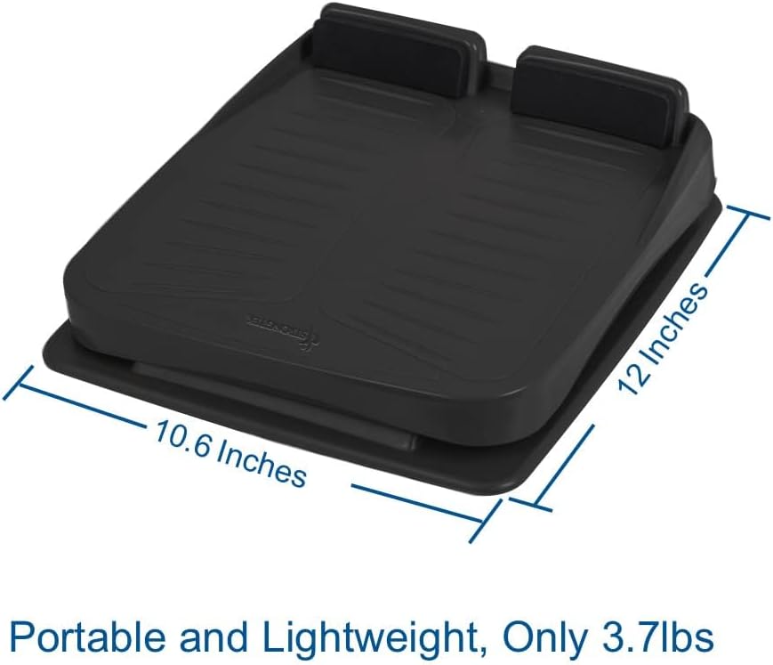 StrongTek Slant Board, ABS Plastic, Portable, 5 Angles 20°-50°, Non-Slip | 3.7 lb Lightweight Design, Secure Heel Support, Calf and Ankle Stretching, Physical Therapy, Home, Gym and Travel Use