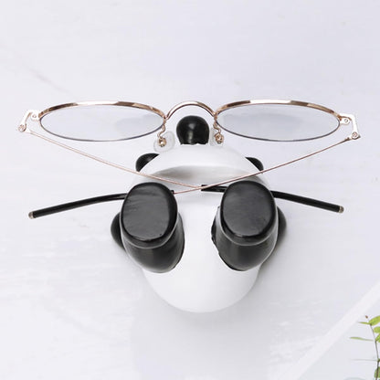 Cute Panda Glasses Display Stand for Nightstand, Funny Decorative Eyeglass Sunglass Holder, Home Office Desk Decoration (Handstand Panda)