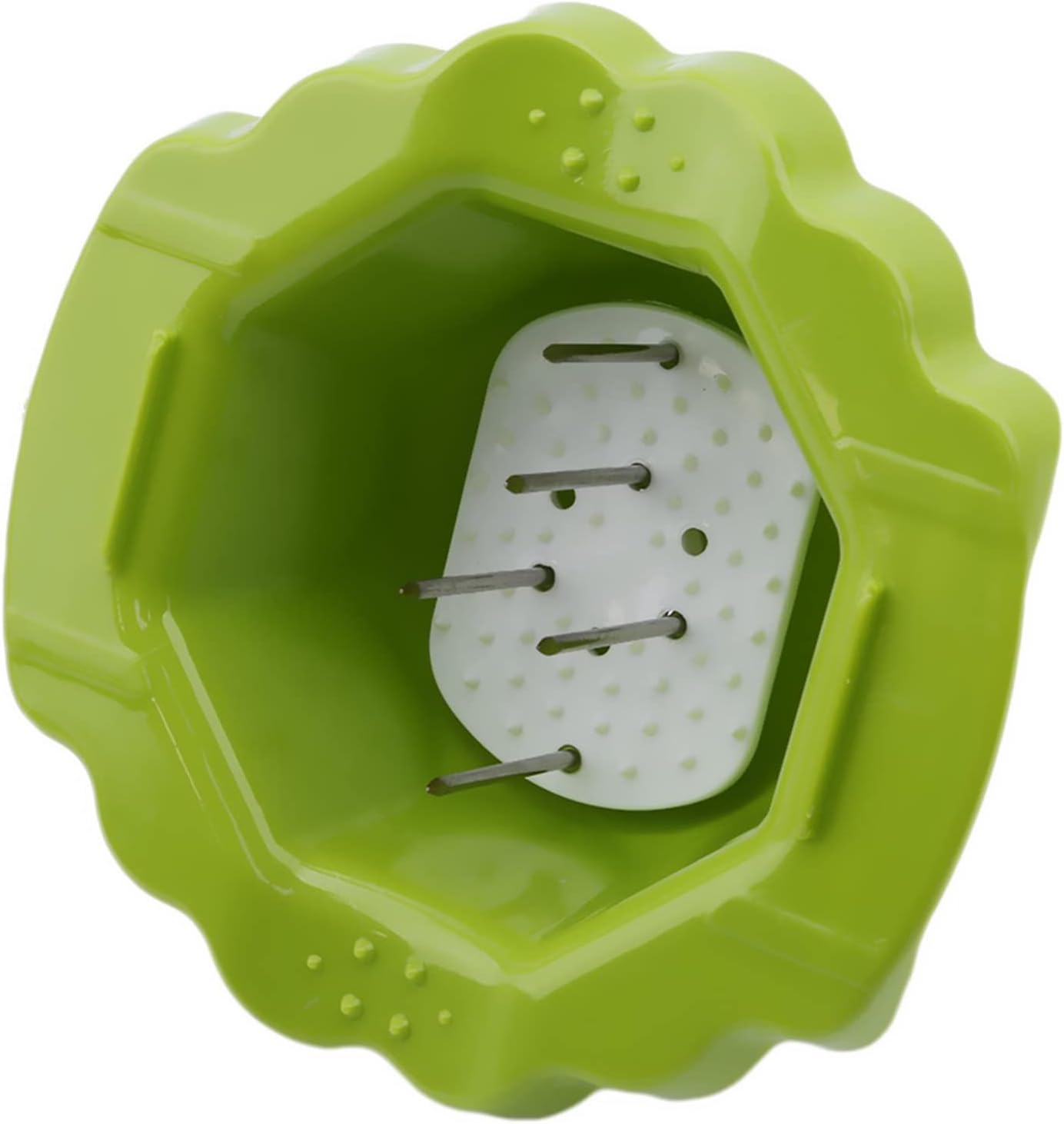 Finger Guard for Cutting Vegetables Food Safety Holder Mandoline Slicing Tool Veggie Shredder Finger Hand Guard for Mandoline Slicer Grater Cutting,Green