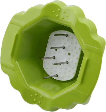 Finger Guard for Cutting Vegetables Food Safety Holder Mandoline Slicing Tool Veggie Shredder Finger Hand Guard for Mandoline Slicer Grater Cutting,Green