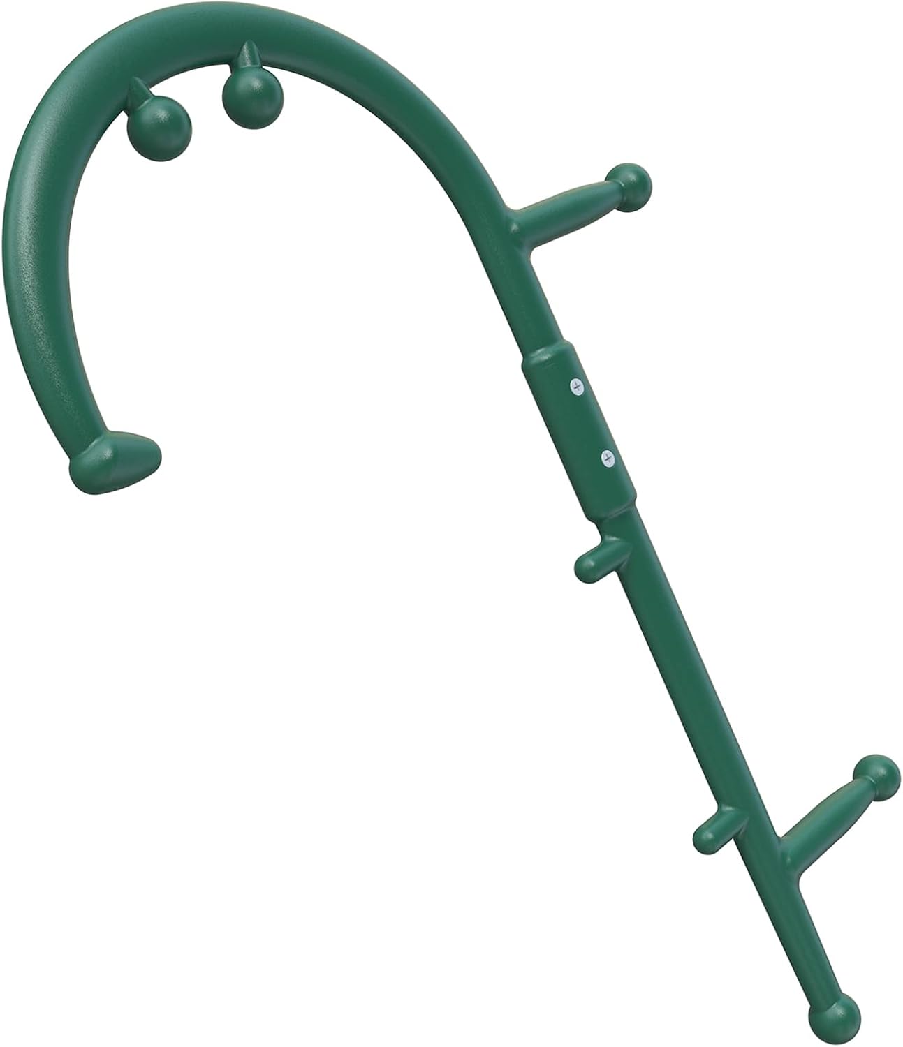 Back and Neck Massager - Blue | for Trigger Point Fibromyalgia Pain Relief and Self Massage Hook Cane Therapy
