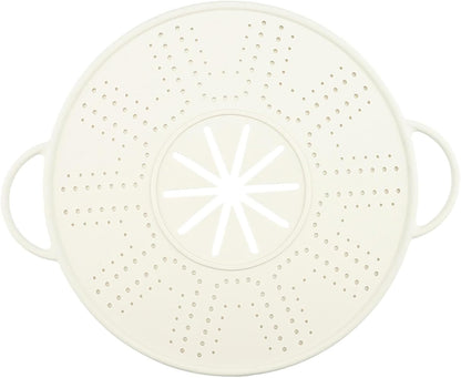 Silicone Spill Lid, Boil-Over, Silicone Splatter Screen for Soup Pot, Pink