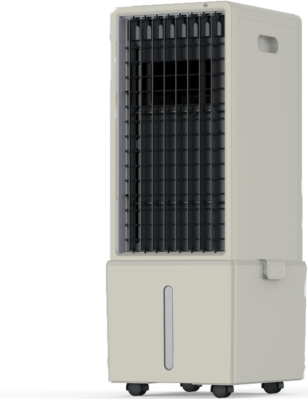 Portable Air Conditioners 4 Modes&3 Speeds,4 Ice Packs, Waterless Alert System, 12H Timer, Remote,1 Gal Detachable Water Tank, 70°Oscillation Windowless Evaporative Air Cooler for Room Office