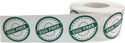 InStockLabels Gluten Free Food Rotation Labels, 1.25 Inch, 500 Stickers | Food safety allergy awareness labels for home meal prep, retail packaging, restaurants, food trucks and storage use