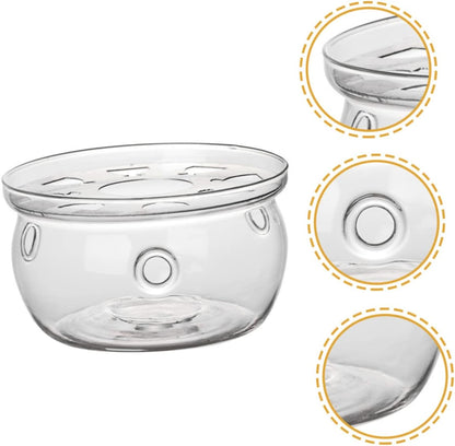 Alipis Insulated Base Tea Set Teapot Warmer Holder Stand for Borosilicate Tea Warmers