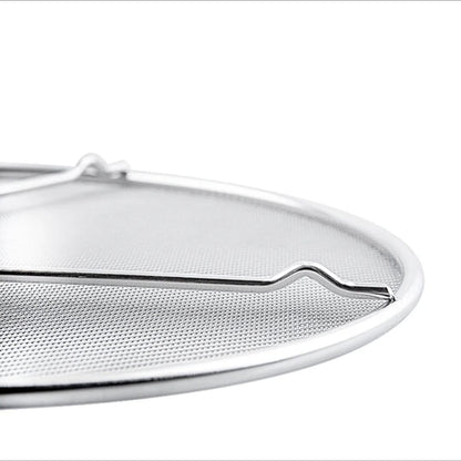 13"Larger Stainless steel splatter guards for frying pan with thermo plastic handles" Keep your kitchen safe & clean by this grease splatter screen!"-Say Goodbye to Oil Splatters!"
