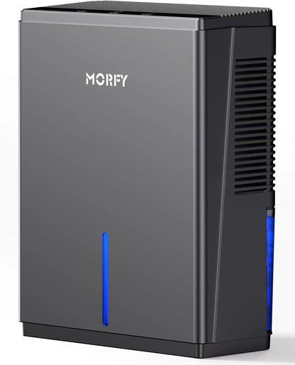 MORFY Dehumidifier, Small Dehumidifier for Bedroom Bathroom RV with Auto Shut Off, Compact Quiet Dehumidifiers for Room Home Closet Laundry Room