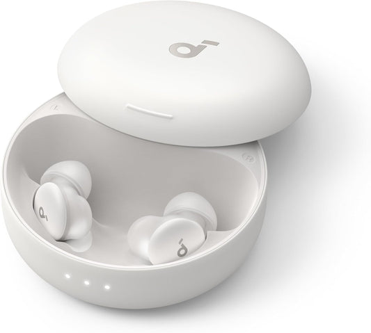 Soundcore Sleep A30 by Anker Sleep Earbuds, Smart Active Noise Cancelling Sleep Headphones, Adaptive Snore-Masking System, Ultra-Comfort for Side Sleepers, 45H Playtime(Renewed)