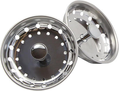 ZM Kitchen Sink Basket Strainer with Stopper, 3-1/2” Drain
