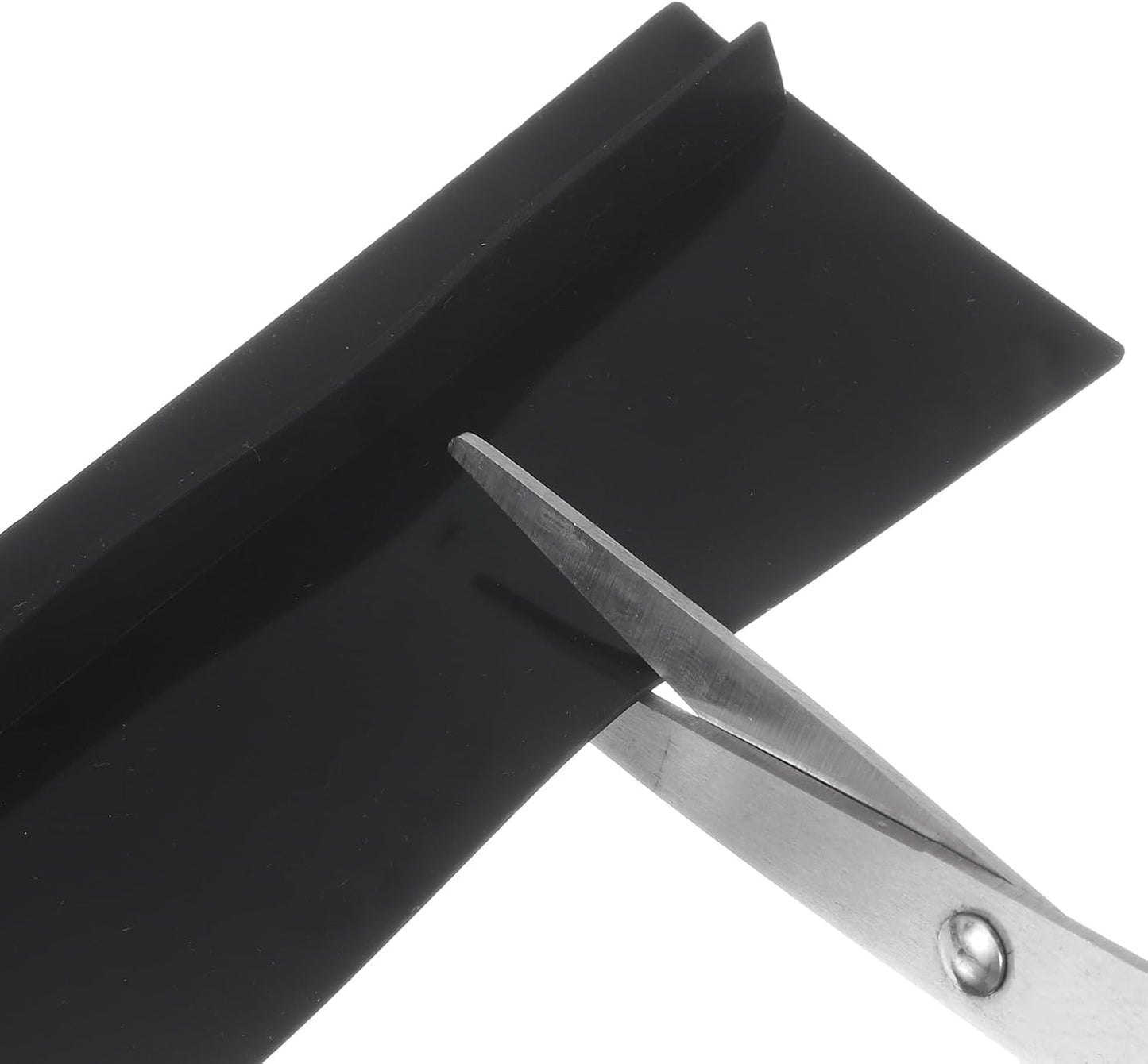 uxcell 1Pcs Kitchen Stove Counter Gap Cover 30"/762mm Silicone Can Be Cut to Any Size Long Kitchen Range Gap Filler for Keeps Stovetop Clean, Black