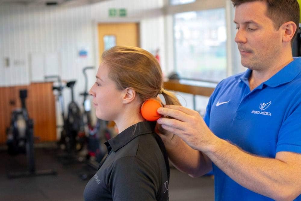 Lacrosse Ball for Myofascial Release, Trigger Point Massage Therapy | Best For Neck & Shoulder Pain, Video Series & eHandbook Included