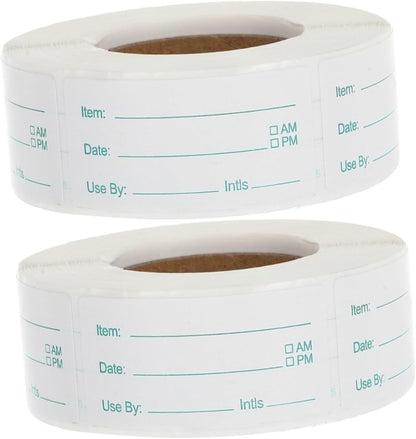 SHINEOFI Removable Food Date Labels for Kitchen Containers Pantry Freezer Canning Meal Prep Organization Stickers