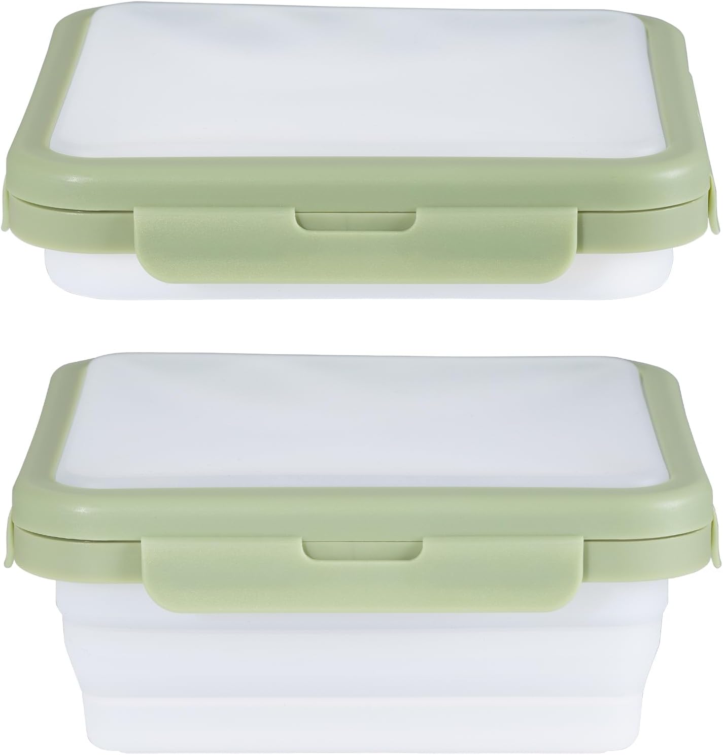 Reusable Silicone Food Storage Container with Lid Avocado Saver, Onion Keeper, Silicone Kitchen Organizers for Fridge