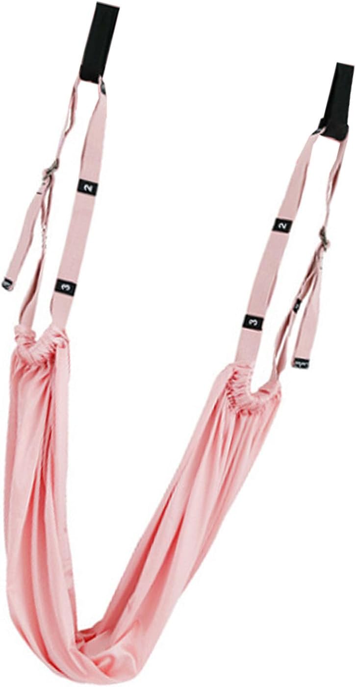 Door Leg Stretcher with Loops Stretching Strap Elastic Band for Lower Back Handstand Training Muscle Exercise Flexibility Support Home Gym
