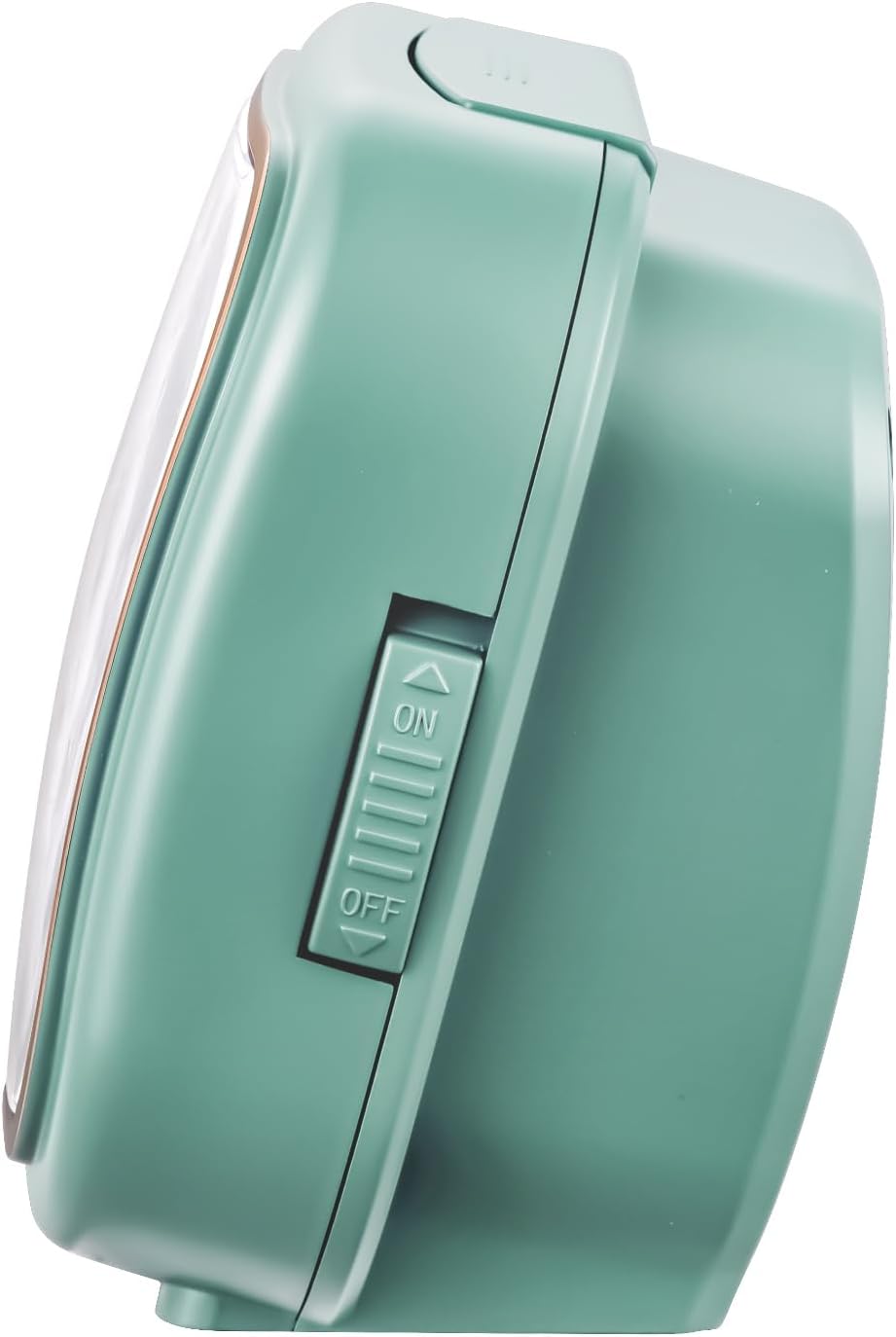 Tinload 4.3" Vintage Retro Analog Alarm Clock, Super Silent Non Ticking Clock with Manual Light, Snooze, Battery Operated, Simply Design, for Living Room, Bedroom, Bedside, Desk(Blue-V2)