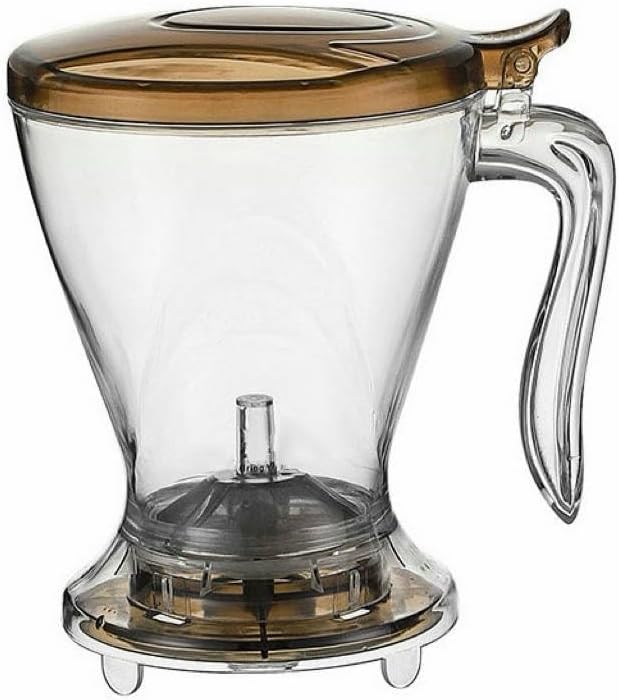 Smart Tea Maker - Loose Leaf Bottom Dispensing Infuser (Black) | 19oz BPA-free plastic brewer for tea & coffee. Dishwasher safe & easy to clean. Comes with extra filter and coaster