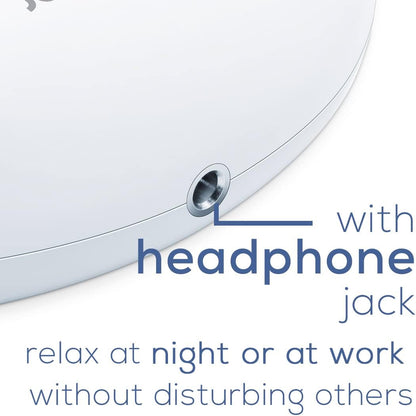 Beurer White Noise Machine with 4 Soothing Sounds | Sound Machine with Auto Shut-Off Sleep Timer | Portable White Noise Machine for Adults, Kids & Babies | Dreamsound Sleep Machine, SL15
