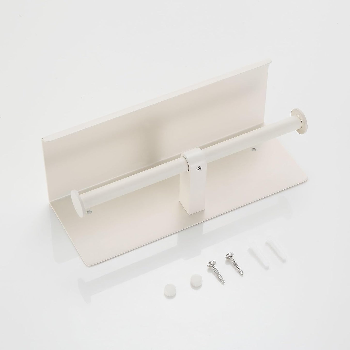 Double Toilet Paper Holder with Shelf Brushed Nickel Toilet Paper Holder Wall Mounted
