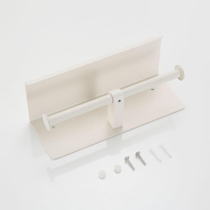Double Toilet Paper Holder with Shelf Brushed Nickel Toilet Paper Holder Wall Mounted