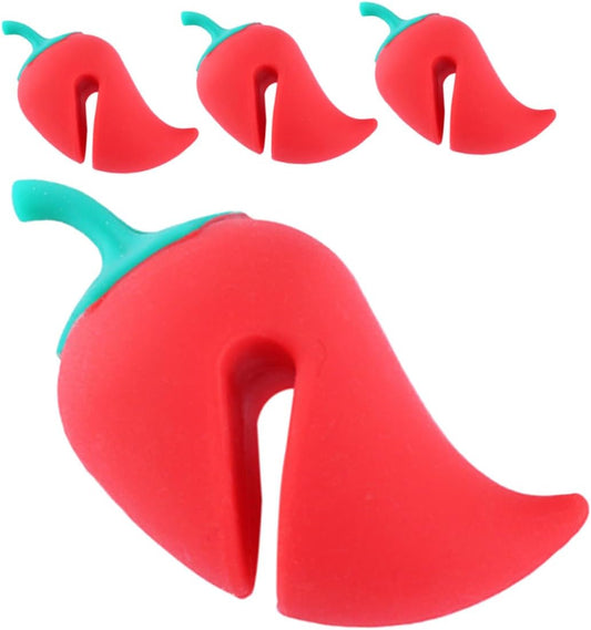 Cabilock Silicone Pot Lid Lifter 4 Pack Heat Resistant Steam Releaser