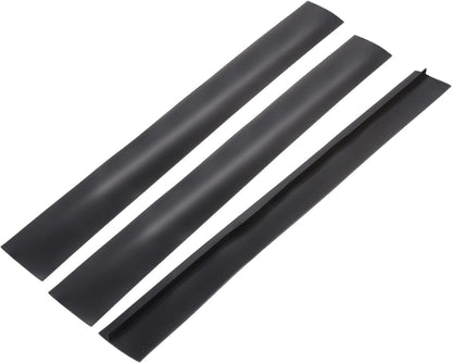 PATIKIL 25 Inch Silicone Stove Gap Covers, 3 Pcs Heat Resistant Kitchen Stove Gap Fillers for Ovens Stovetop Counter Washer Dryer, Gray