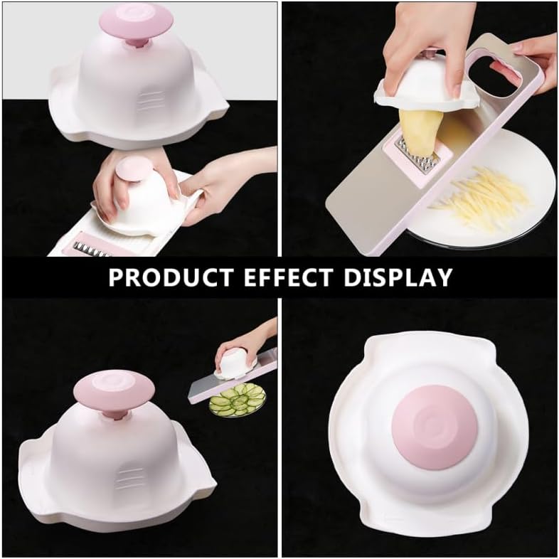 Unomor 2pcs Anti-cut Plastic Hand Guards for Kitchen Use Finger Protectors for Chopping Slicing and Grating Cooking Tool for Vegetables Fruits and Cheese